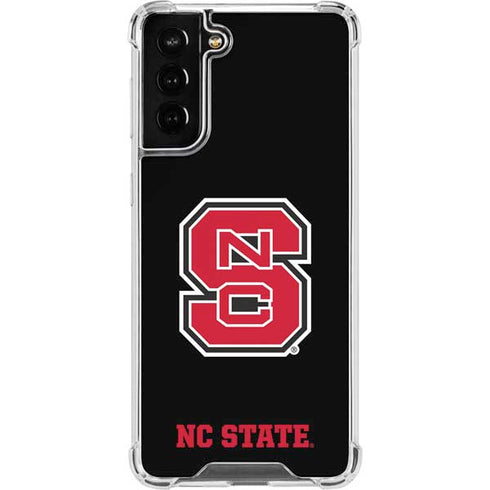 North Carolina State University Logo Galaxy S21 FE Clear Case